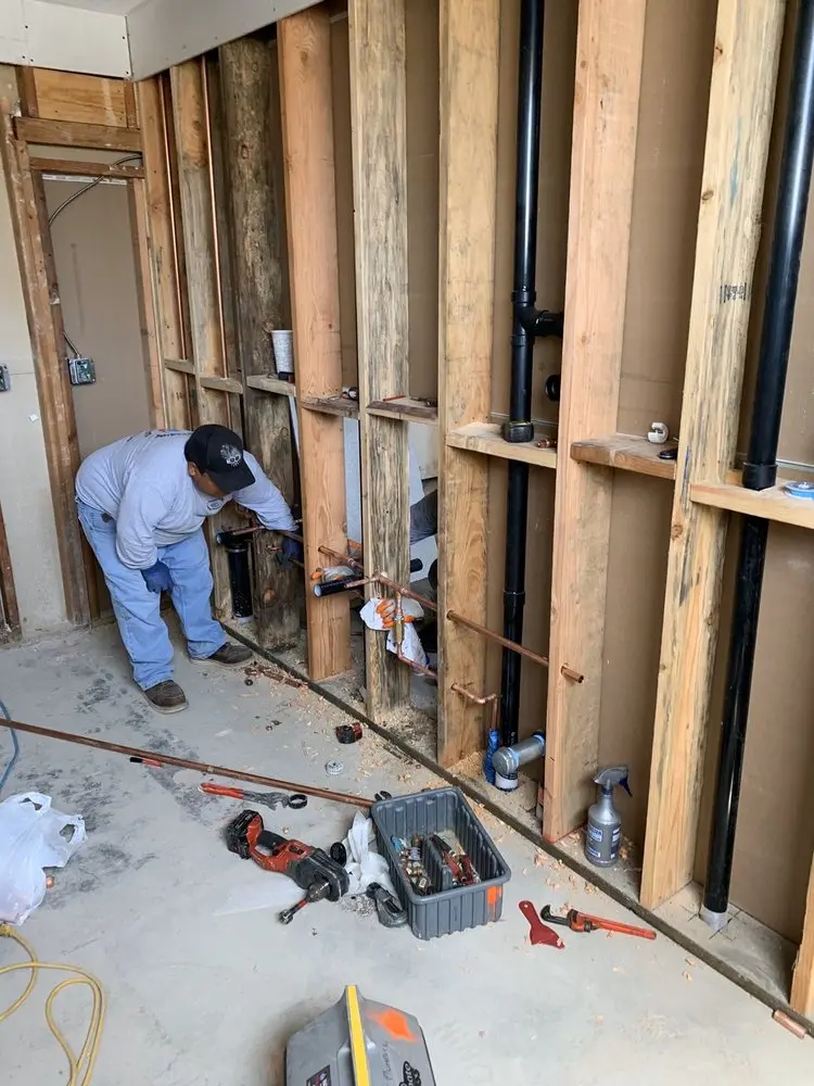 Commercial rough-in plumbing for Commercial Plumbing in Elk Grove